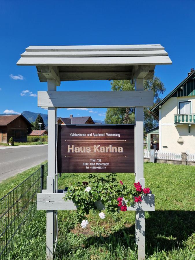 Отель Haus Karina Бад-Миттерндорф Экстерьер фото